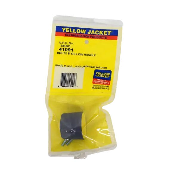 YELLOW JACKET Yellow Jacket 41091 Yellow Handle with Screw for Manifold Pack of 35 Pcs