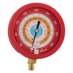 YELLOW JACKET Yellow Jacket 49517 3-1/2 inches liquid-filled manifold gauge (pack of 3 pcs)