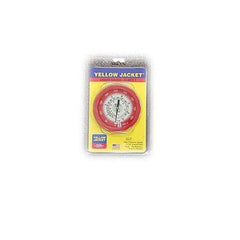 YELLOW JACKET Yellow Jacket 49517 3-1/2 inches liquid-filled manifold gauge (pack of 3 pcs)