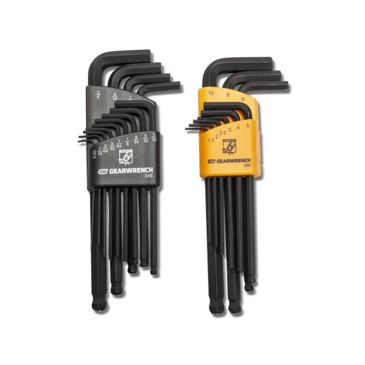APEX Apex 83526 Ball End Hex Key Set SAE/Metric 22 Pieces Magnetic