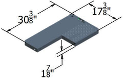 CARSON Carson 17301014 valve box body and flush cover lid 17x30x18 inch