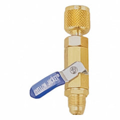 YELLOW JACKET Yellow Jacket 93846 Vacuum/Charging Ball Valve 3/8 Inch SAE Male Flare x 3/8 Inch SAE Female Flare