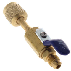YELLOW JACKET Yellow Jacket 93846 Vacuum/Charging Ball Valve 3/8 Inch SAE Male Flare x 3/8 Inch SAE Female Flare