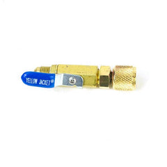 YELLOW JACKET Yellow Jacket 93846 Vacuum/Charging Ball Valve 3/8 Inch SAE Male Flare x 3/8 Inch SAE Female Flare