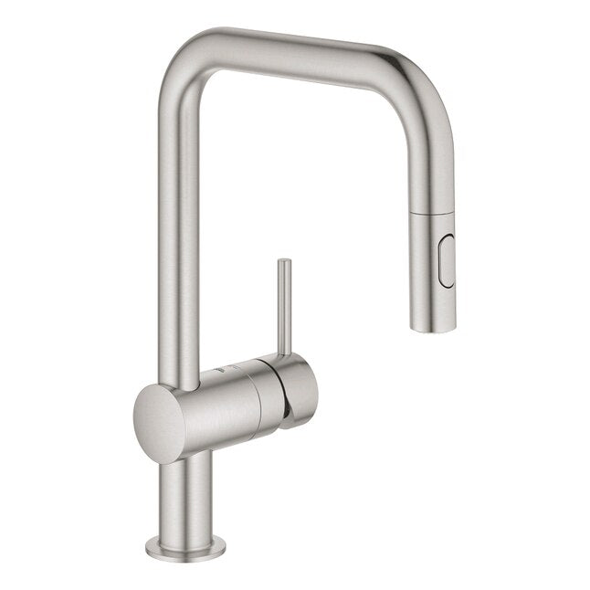 GROHE Grohe KKS-32319DC3 Minta Pull-Down Kitchen Faucet with Soap Dispenser