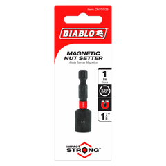 DIABLO Diablo DNTSS38 Magnetic 1/4 inches Hex Shank Nut Setter 3/8 inchesX1_7/8 inches