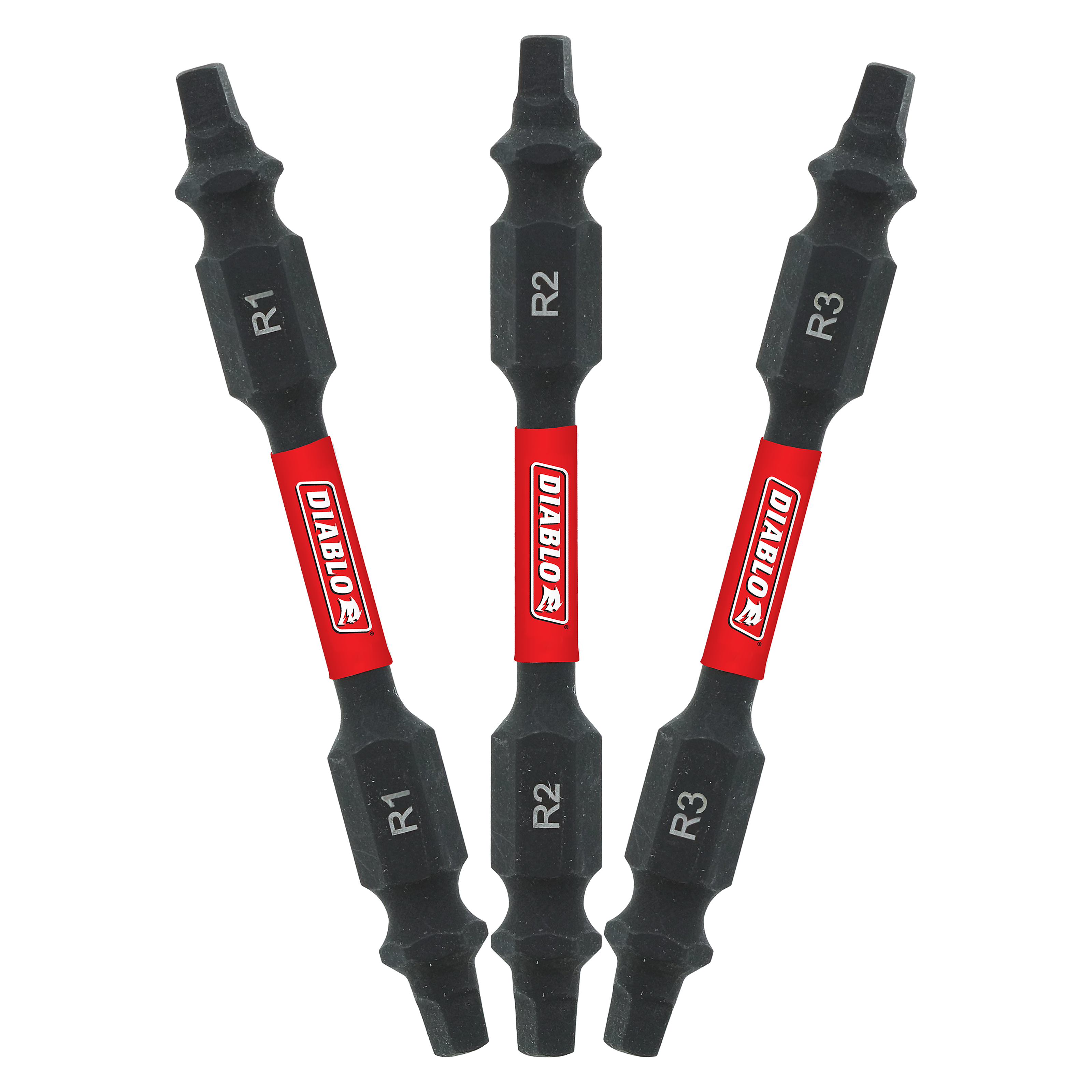 DIABLO Diablo DDESQV25-S3 double-ended square drive bit assorted 2-1/2 in. 3-piece 119054643