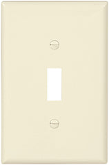 EATON Eaton PJ1LA Toggle Wall Plate 1 Gang (Pack of 25)