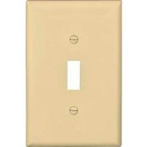 EATON Eaton PJ1LA Toggle Wall Plate 1 Gang (Pack of 25)