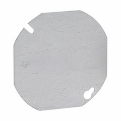 EATON Eaton TP322 Octagon Box Cover 4 inch Blank Steel Flat Blank Octagon Shape