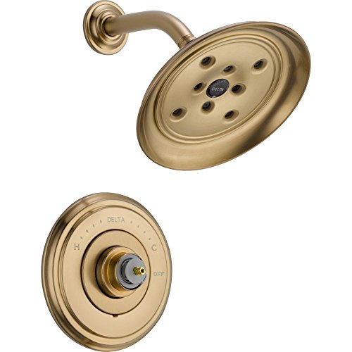 DELTA FAUCET Delta Faucet T14497-PNLHP Cassidy One Handle Single Function Bathtub & Shower Faucet 8 inch Raincan Showerhead