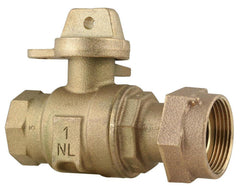 FORD METER BOX Ford Meter Box B13-444W-NL 1 in. Straight Ball Meter Valve