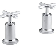 KOHLER Kohler K-T14429-3CP Purist 2-handle bath valve trim kit