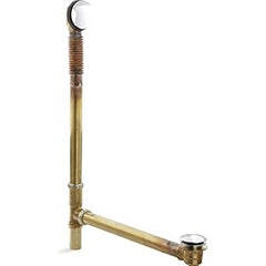 KOHLER Kohler K-7265-CP Clearflo Brass Toe Tap Bath Drain 1.5