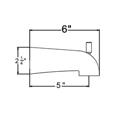 HUNTINGTON BRASS Huntington Brass P0229516 Tub Spout