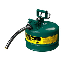 JUSTRITE Justrite 7225430 Safety Can Type II 2.5 Gallon 1 Inch Metal Hose
