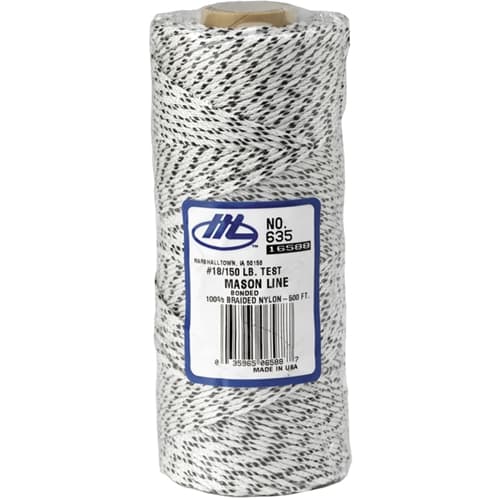 MARSHALLTOWN Marshalltown 16588 bonded mason's line 500 feet size 18 6 inches
