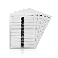 LEVITON Leviton LSTIK circuit identification sticker 4-3/4 in H x 9-1/8 in W LSTK4