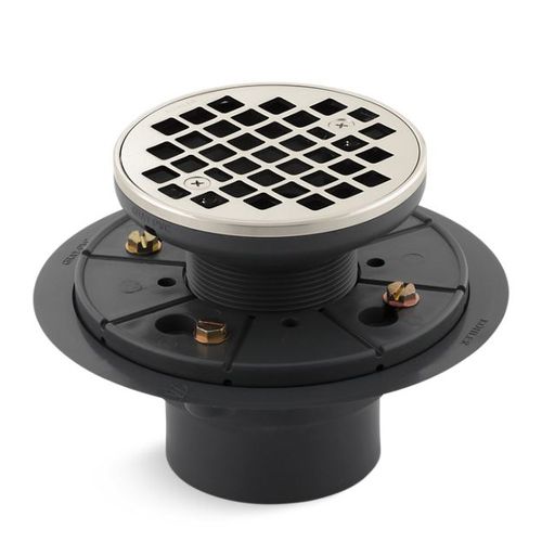 KOHLER Kohler K-9135-SN Clearflo Round Design Tile-in Shower Drain 6-1/2 inch