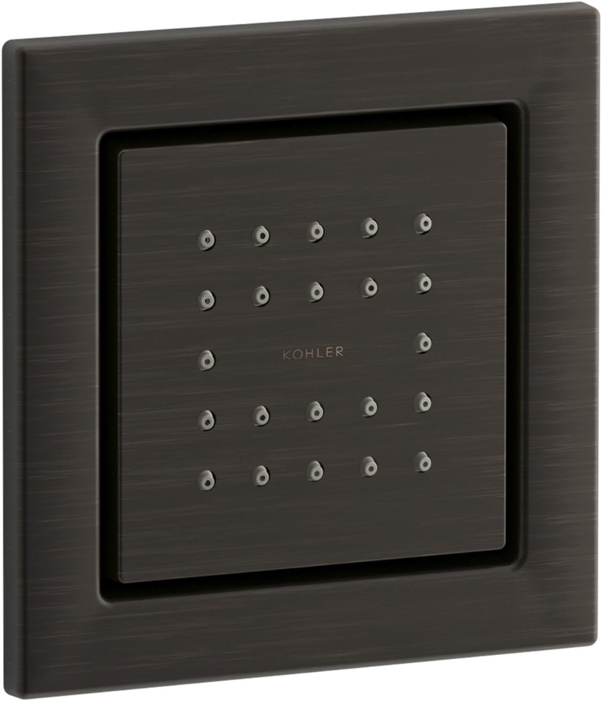 KOHLER Kohler K-8003-2BZ WaterTile 22-Nozzle Body Spray 2.5 GPM Square