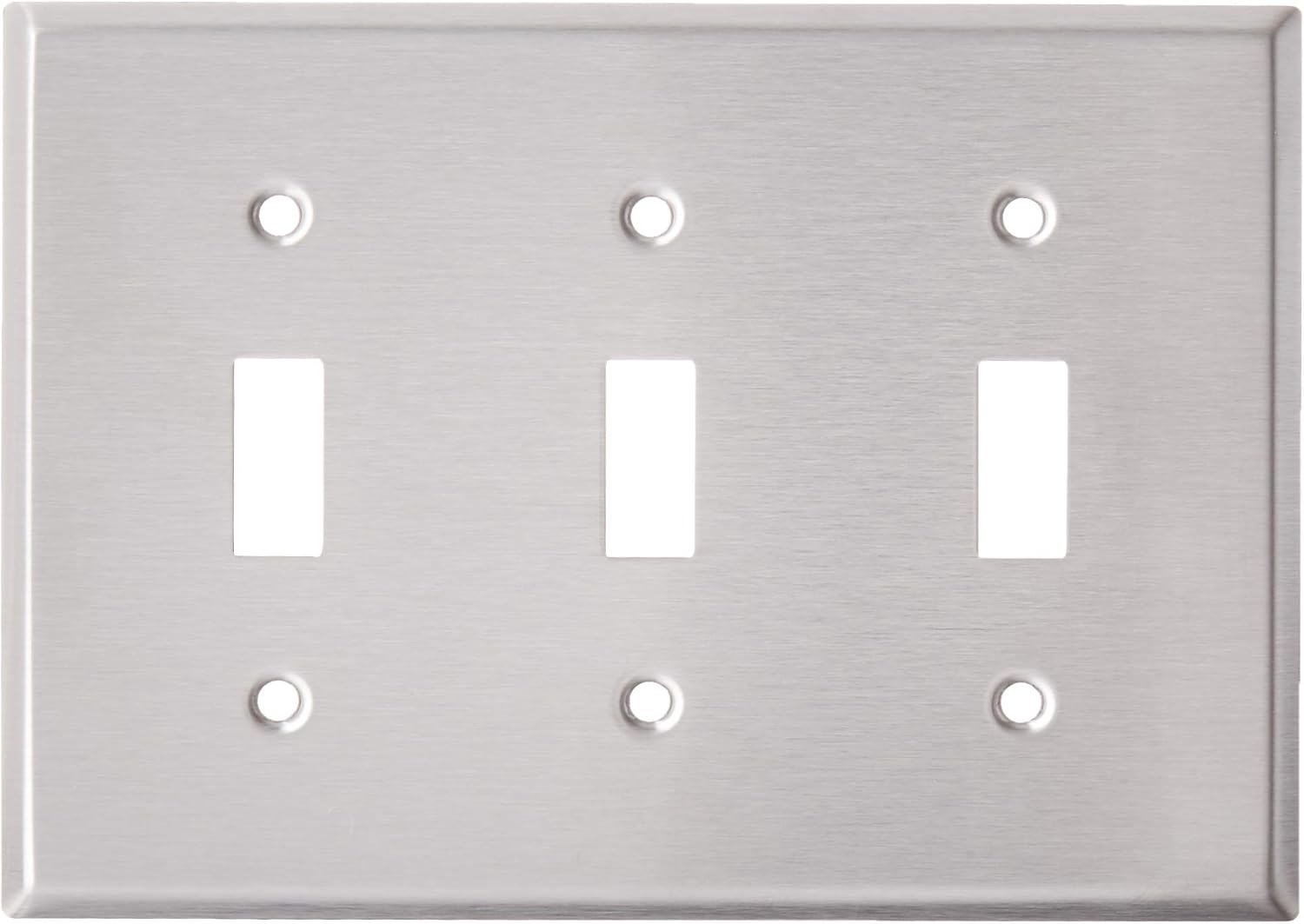 LEVITON Leviton 84011 3-gang Toggle Switch Wall Plate Standard Size