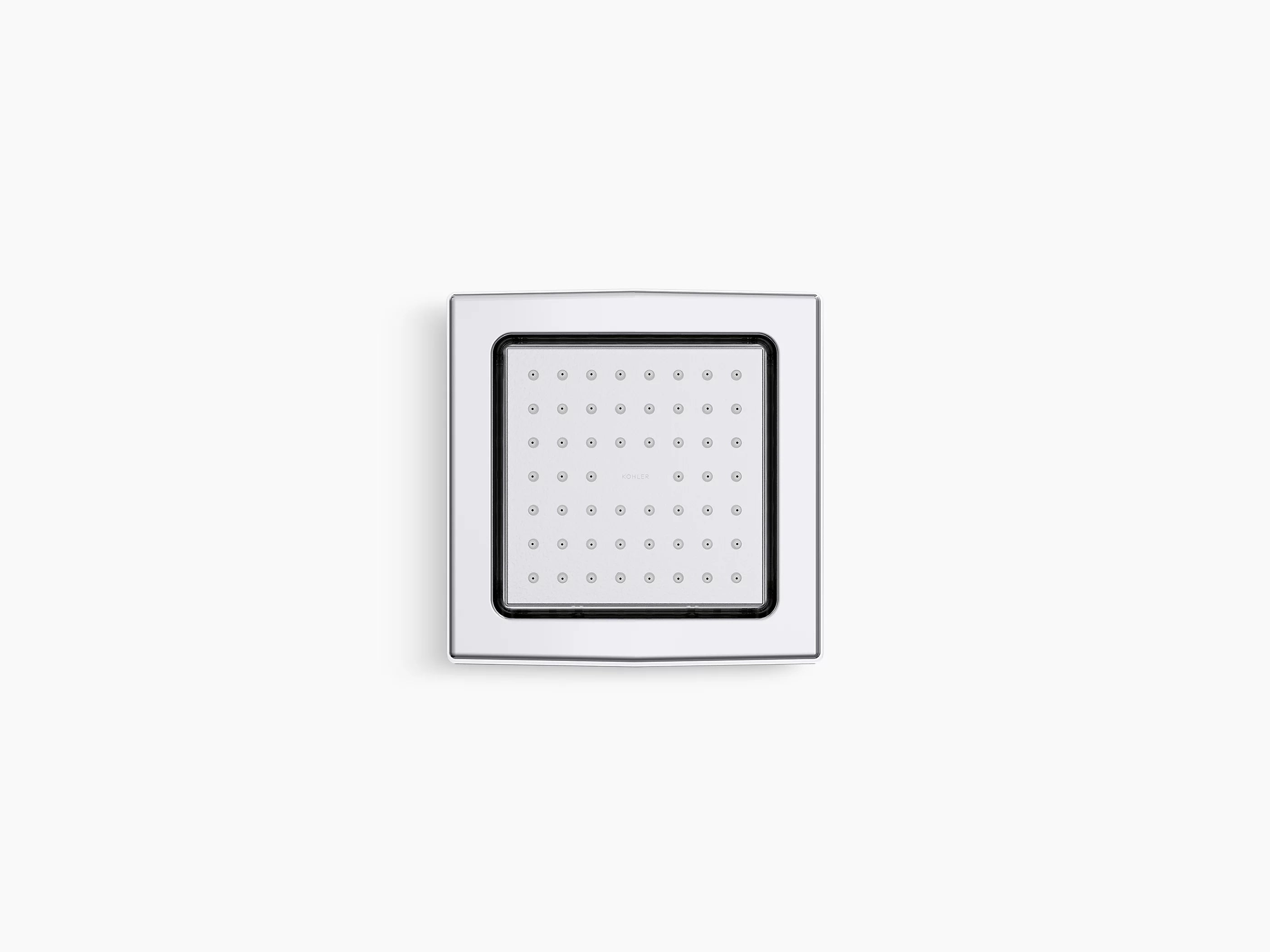 KOHLER Kohler K-8022-CP WaterTile Square Single-Function Showerhead 2.2 GPM 54-Nozzle