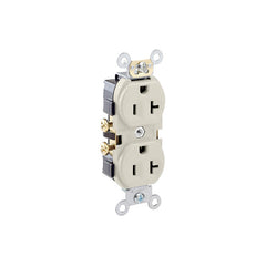 LEVITON Leviton CR20-T narrow body duplex receptacle straight blade 20-amp 125-volt