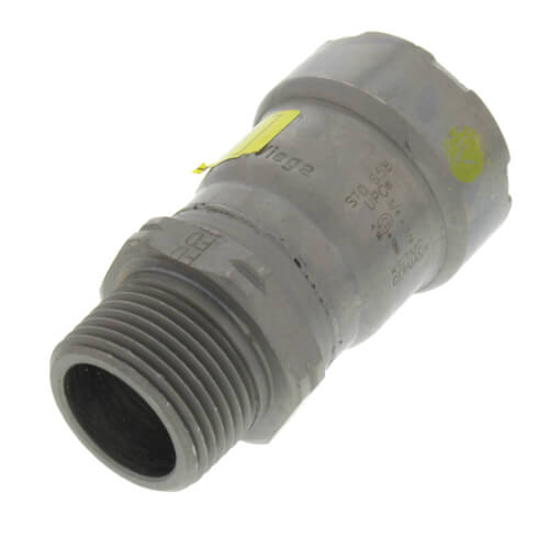 MEGAPRESS Megapress 25106 Adapter Pipe 3/4in Press x MNPT Carbon Steel