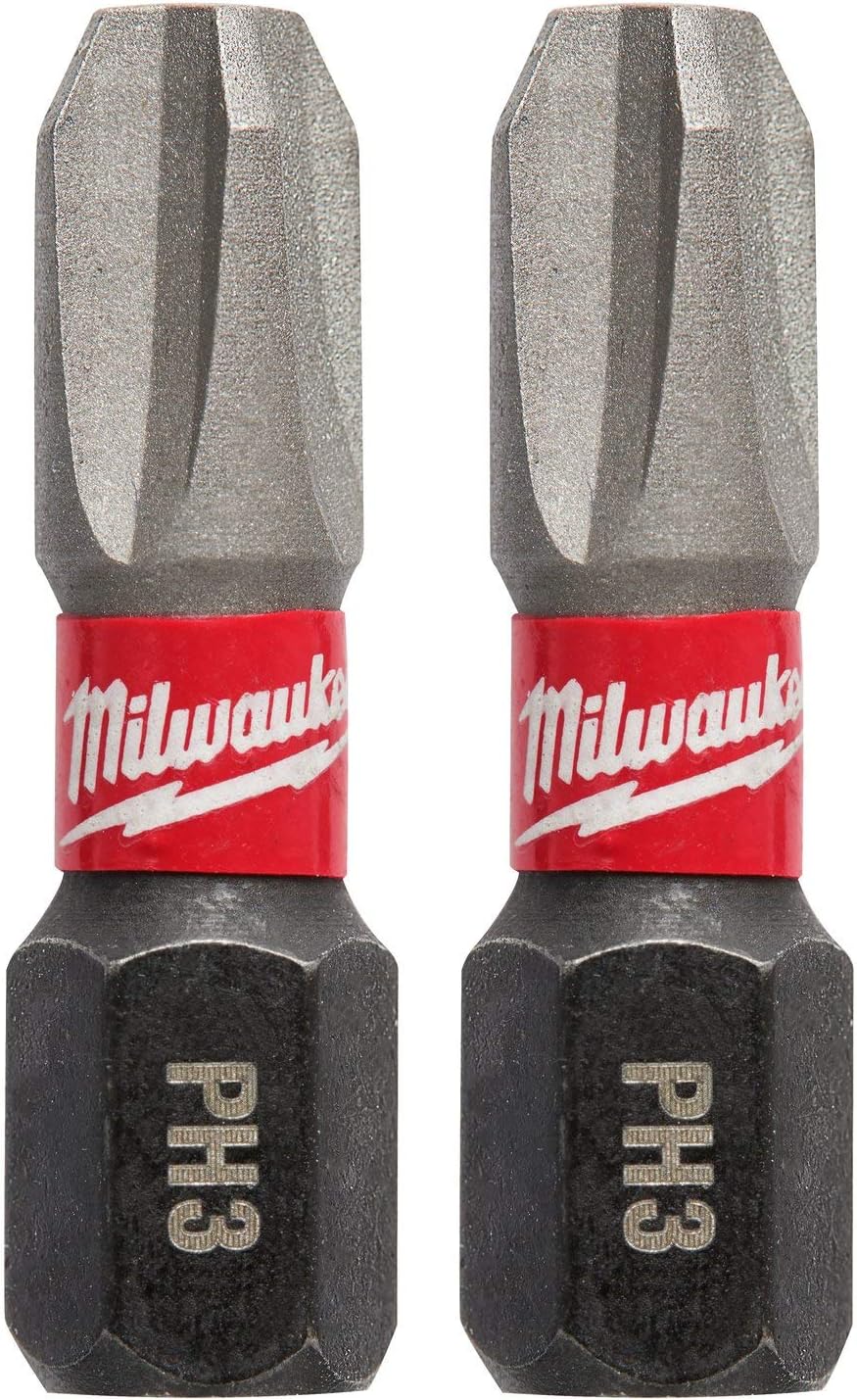 MILWAUKEE Milwaukee 48-32-4413 shockwave #3 phillips 1 in. insert impact screwdriver bit (2-pack)