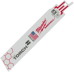 MILWAUKEE Milwaukee 48-00-5712 Torch SAWZALL Reciprocating Saw Blade 6 Inch L 1 Inch W 5 Pack