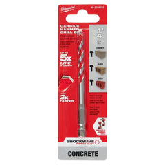 MILWAUKEE Milwaukee 48-20-9010 SHOCKWAVE Impact Duty Carbide Hammer Drill Bit 1/4 inches x 2 inches x 4 inches