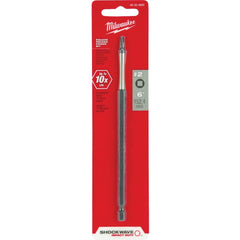 MILWAUKEE Milwaukee 48-32-4805 SHOCKWAVE #2 Square Recess 6 In. Power Impact Screwdriver Bit