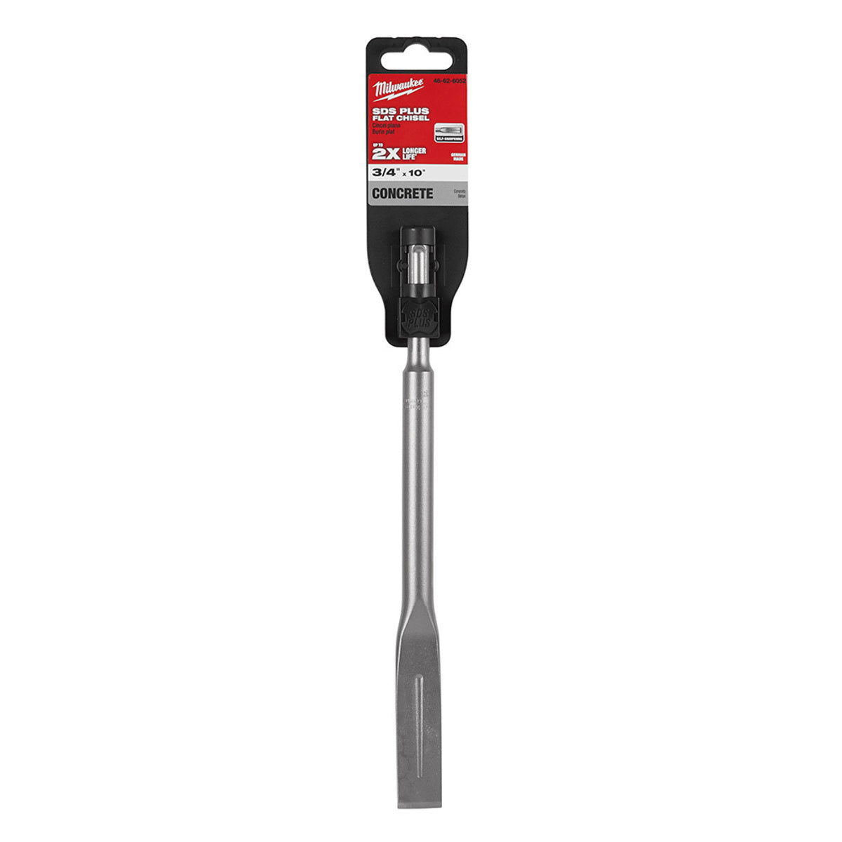 MILWAUKEE Milwaukee 48-62-6052 SDS Plus Steel Flat Chisel 3/4 in. x 10 in.