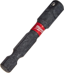 MILWAUKEE Milwaukee 48-32-5030 Shockwave Steel Impact Duty 1/4 Inch Hex Shank to 1/4 Inch Square Socket Adapter Pack of 1