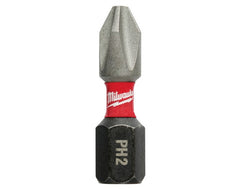 MILWAUKEE Milwaukee 48-32-4601 Shockwave #2 Phillips 1 In. Insert Impact Screwdriver Bit (5-Pack)