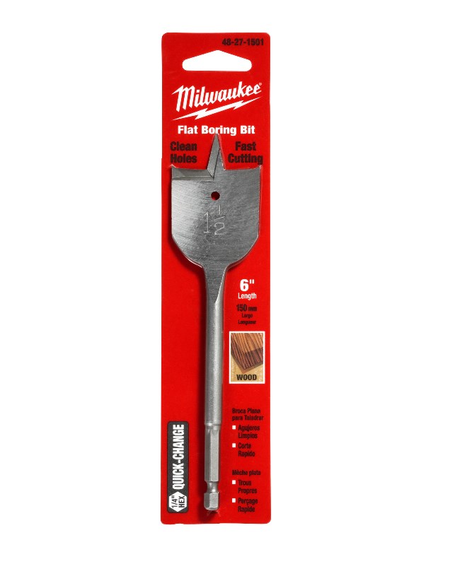 MILWAUKEE Milwaukee 48-27-1501 1-1/2 x 6 inches spade bit