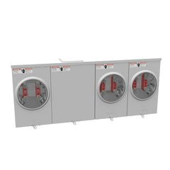 MILBANK Milbank U1253-X 4 term, ringless, large closing plate, 3 position 200a 300v 5.125l x 34.5w x 14h