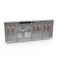 MILBANK Milbank U1253-X 4 term, ringless, large closing plate, 3 position 200a 300v 5.125l x 34.5w x 14h