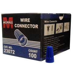 MORRIS PRODUCTS Morris Products 23072 Screw-On Wire Connectors P2 Boxed 100 Pack
