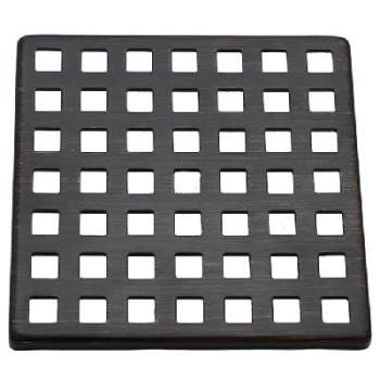 MOUNTAIN PLUMBING Mountain Plumbing MT607/BN Mountain Re-Vive Select Series Squares Shower Grid 4 inch square