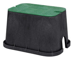 ORBIT Orbit 53230 Sprinkler Valve Box Platform with Removable Pipe Windows Rectangular