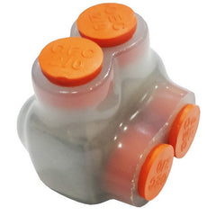 MORRIS PRODUCTS Morris Products 97328 Clear Insulated Multi-Cable Connector 600 Volt Single Entry 2 Port 1/0-2