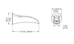 PFISTER Pfister 920-209J Rhen diverting trough tub spout 7-15/32 inch