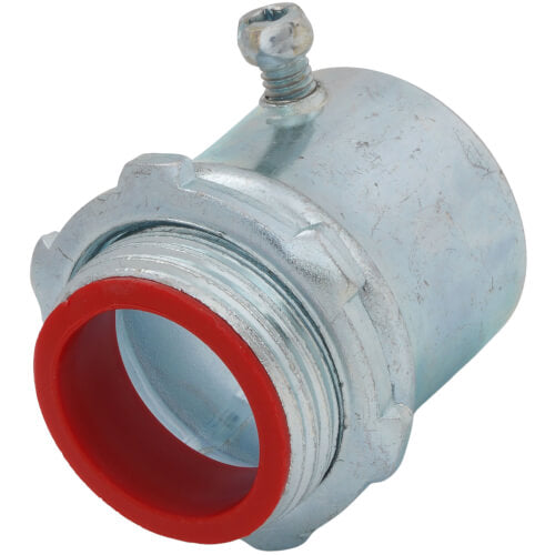 SOUTHWIRE Southwire 633Si 1 inch Steel EMT Set Screw Connector with Insulated Throat