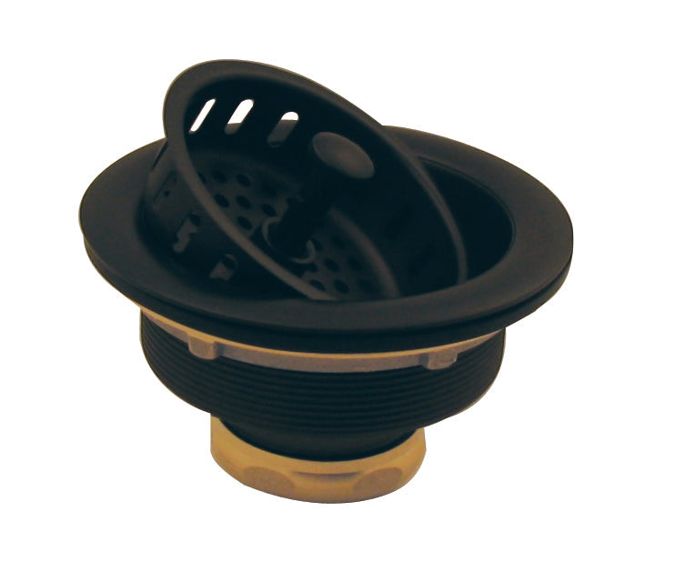 WESTBRASS Westbrass D214-62 Post Style Large Kitchen Basket Strainer 3-1/2 inch