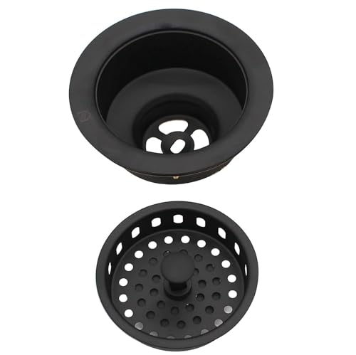 WESTBRASS Westbrass D214-62 Post Style Large Kitchen Basket Strainer 3-1/2 inch
