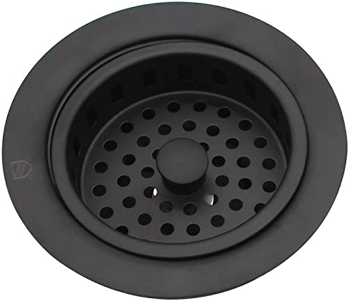 WESTBRASS Westbrass D214-62 Post Style Large Kitchen Basket Strainer 3-1/2 inch