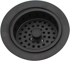 WESTBRASS Westbrass D214-62 Post Style Large Kitchen Basket Strainer 3-1/2 inch
