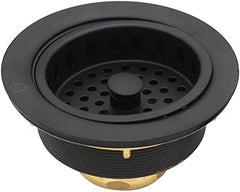 WESTBRASS Westbrass D214-62 Post Style Large Kitchen Basket Strainer 3-1/2 inch