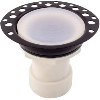 WESTBRASS Westbrass ITD910P PVC Island Tub Drain